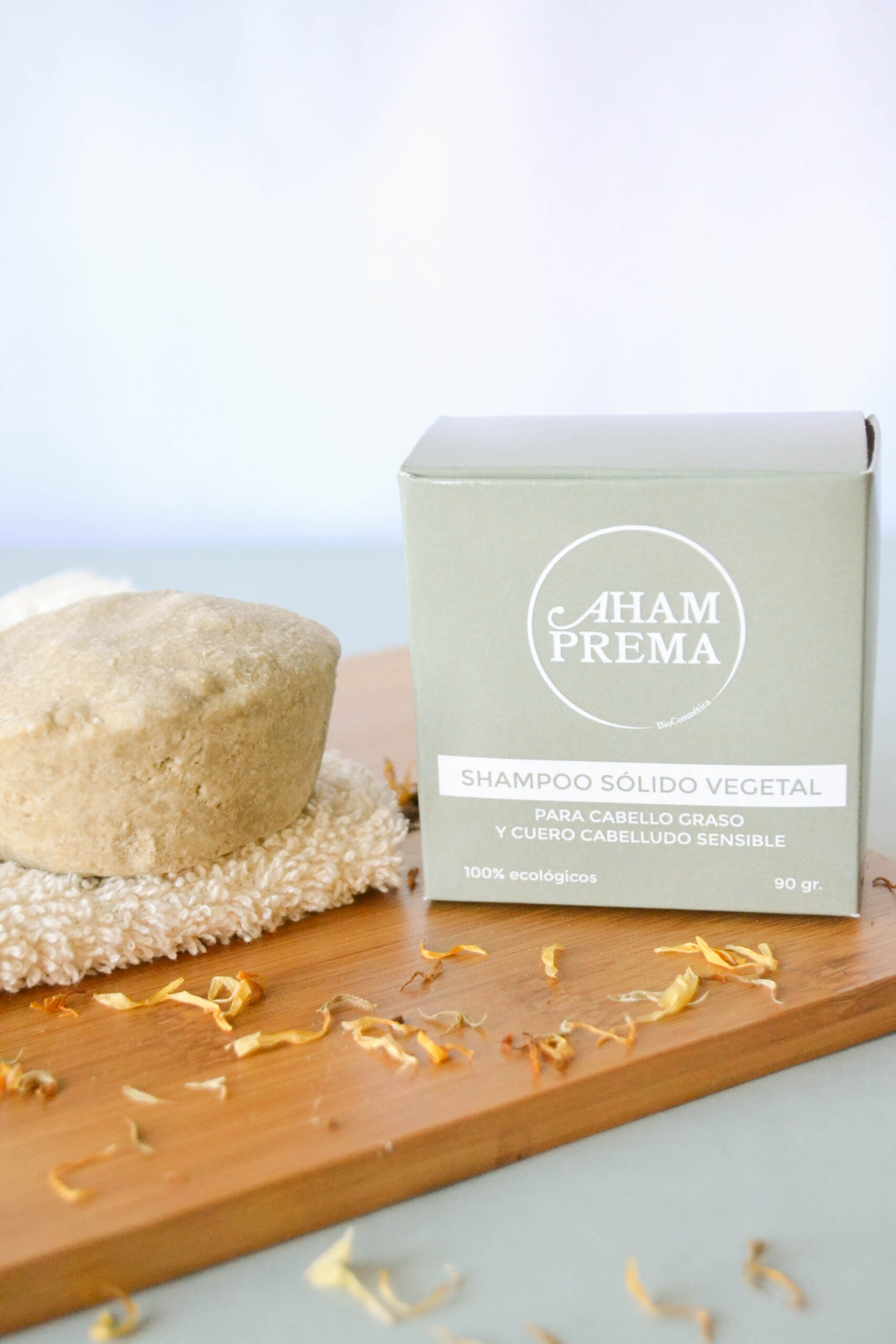 Shampoo sólido vegetal