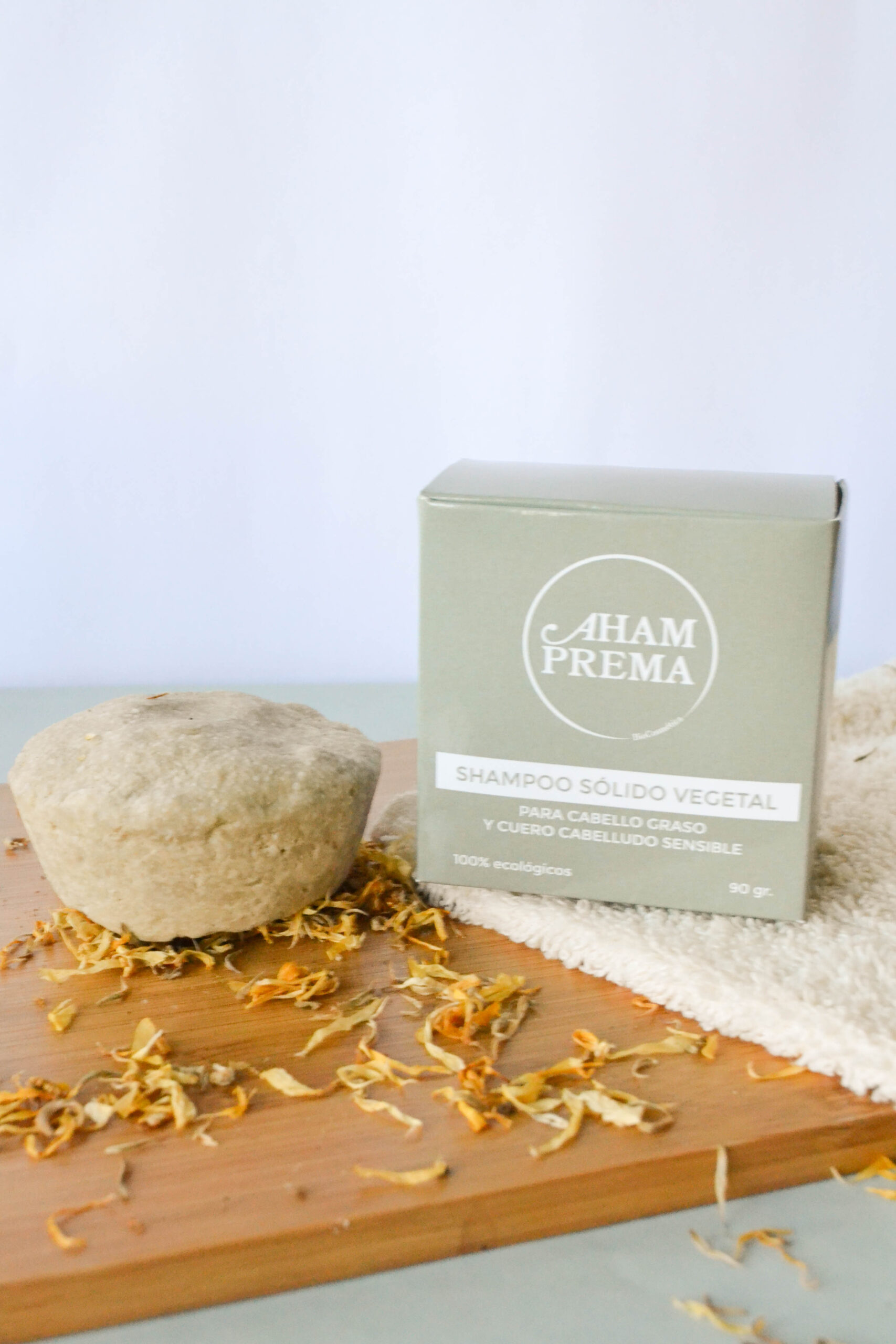 Shampoo sólido vegetal