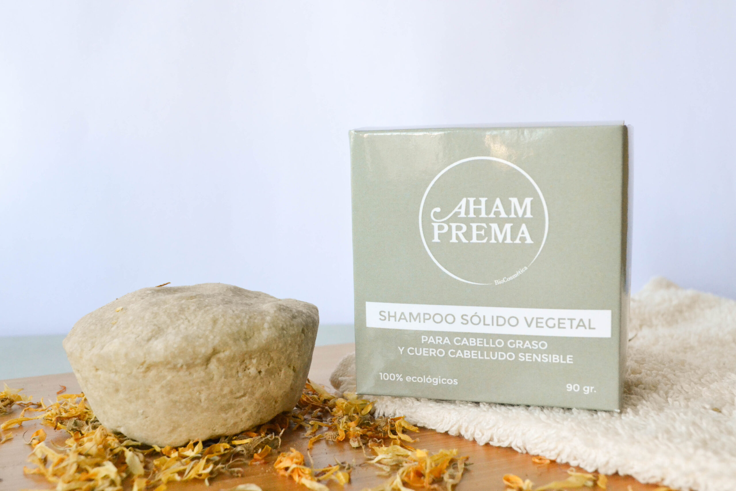 Shampoo sólido vegetal